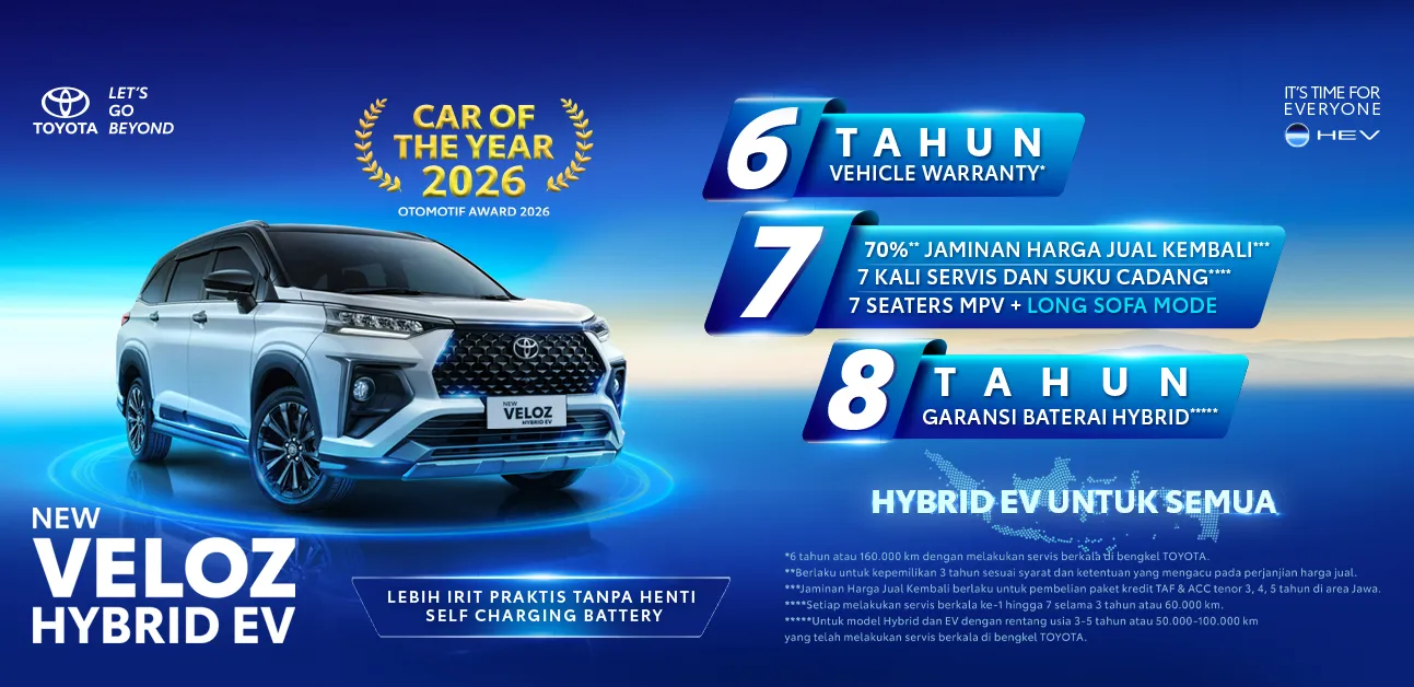 Veloz Hybrid Car of The Year 2026