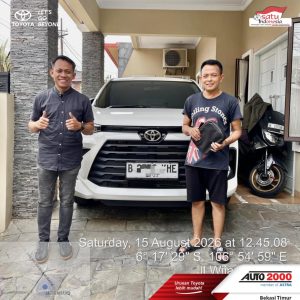 Serah Terima Toyota Avanza