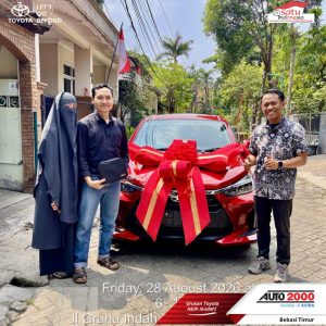 Serah Terima Toyota Agya